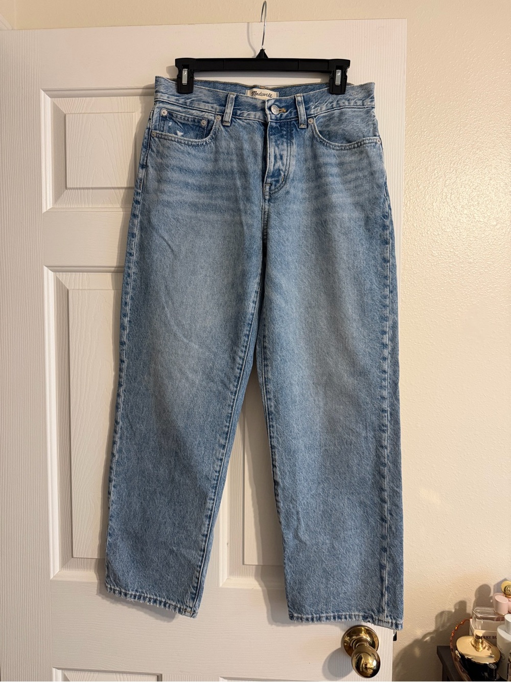 Madewell Light Blue Straight-Leg Jeans